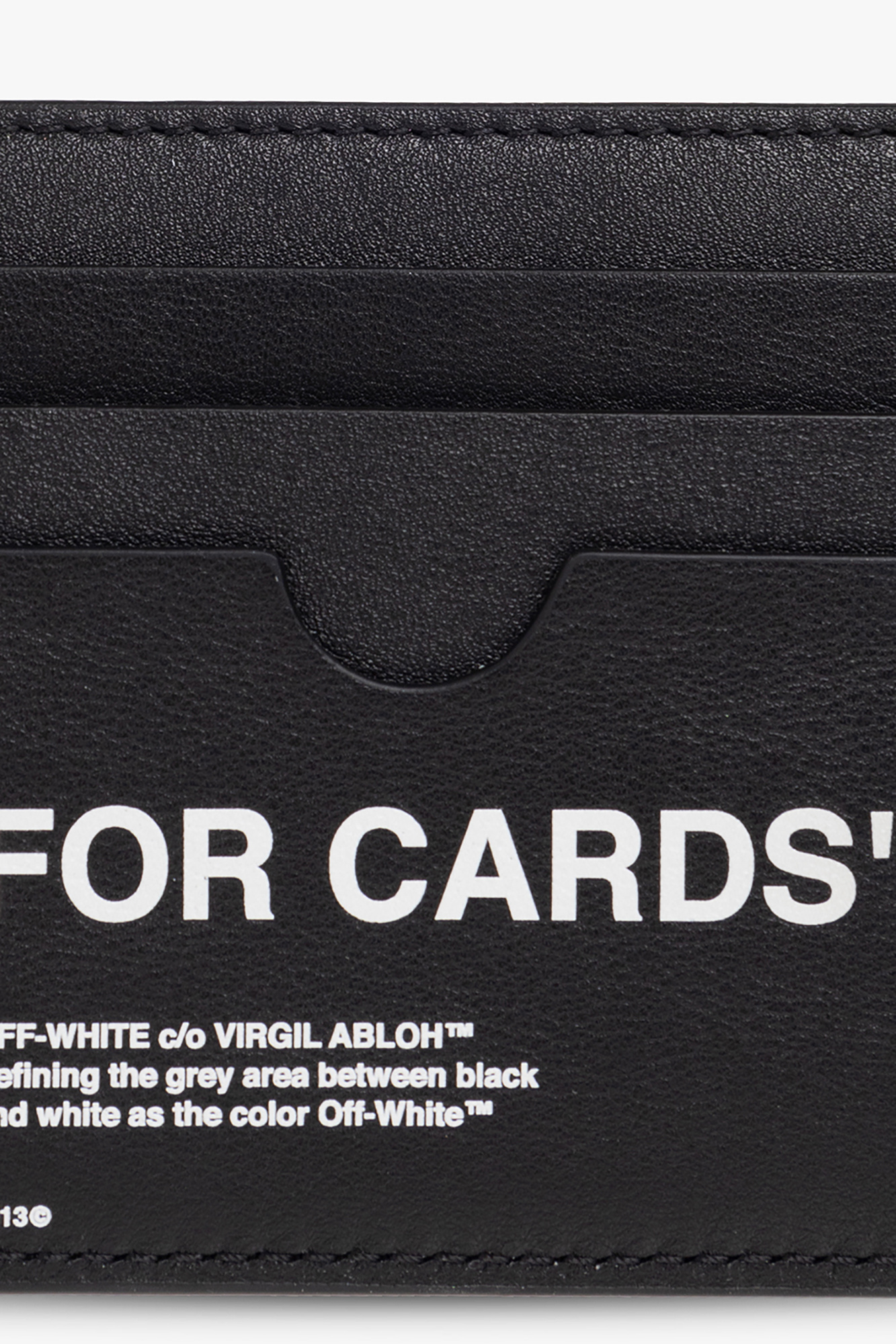 OffWhite Leather card holder Men's Accessories Vitkac